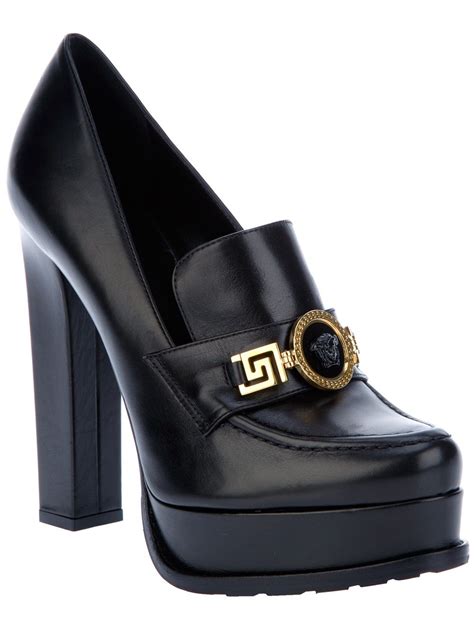 versace loafer heels.